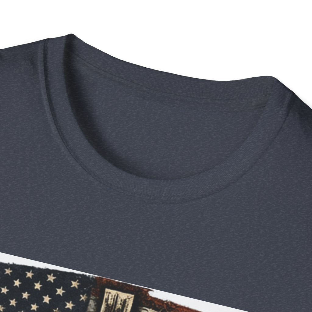 Saved by Grace Built with Grit T-Shirt — Christian Construction Worker Tee