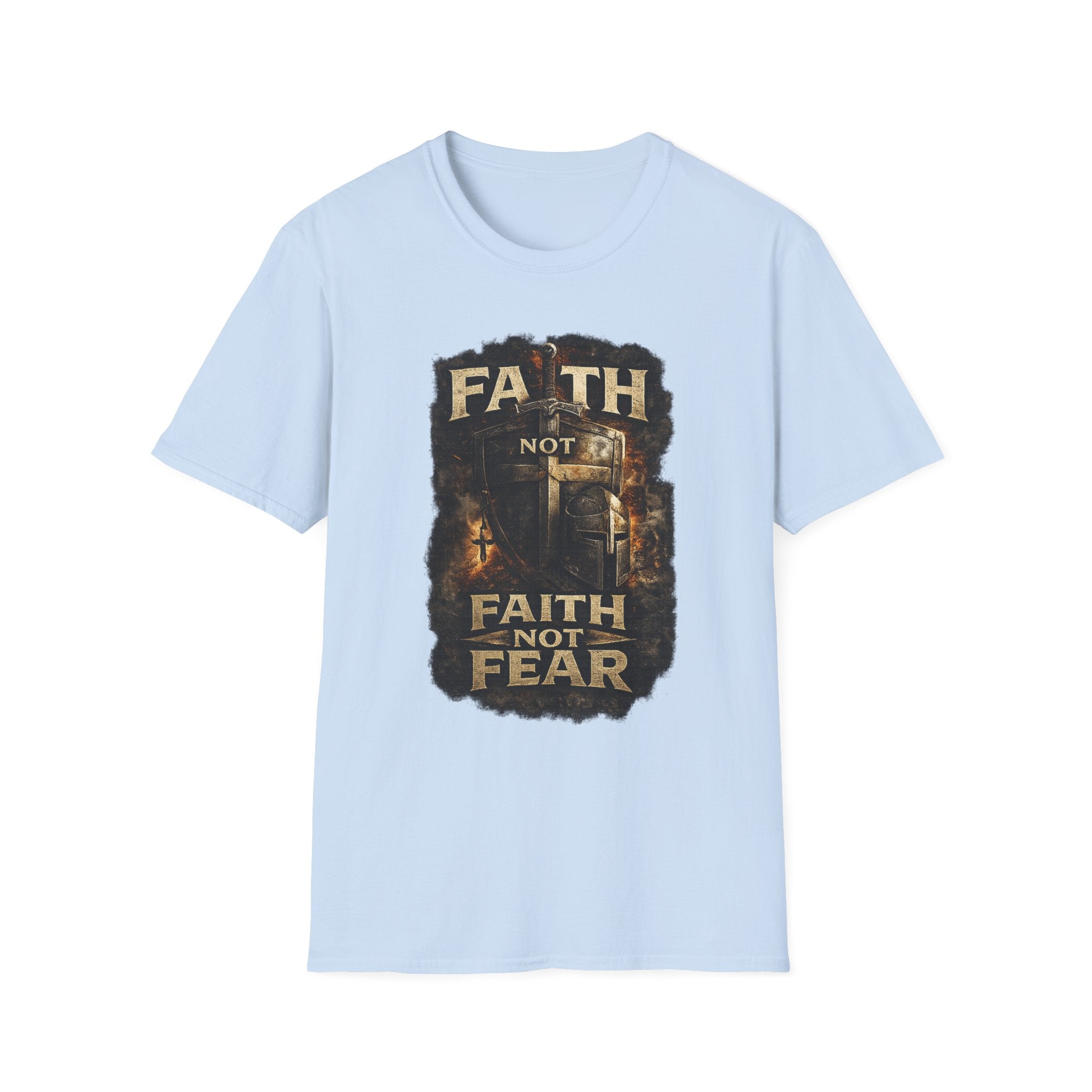 Faith Not Fear T-Shirt — Christian Inspirational Graphic Tee