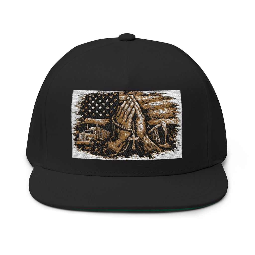 Flat Bill Cap (Embroidery)
