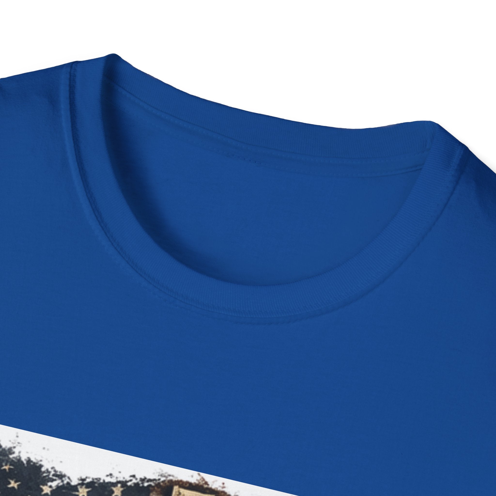 Faith Over Fear T-Shirt — Christian Cross & American Flag Graphic