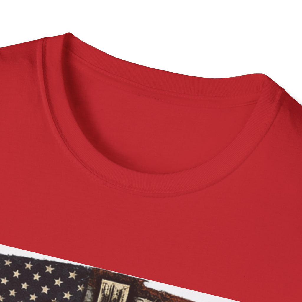 Saved by Grace Built with Grit T-Shirt — Christian Construction Worker Tee