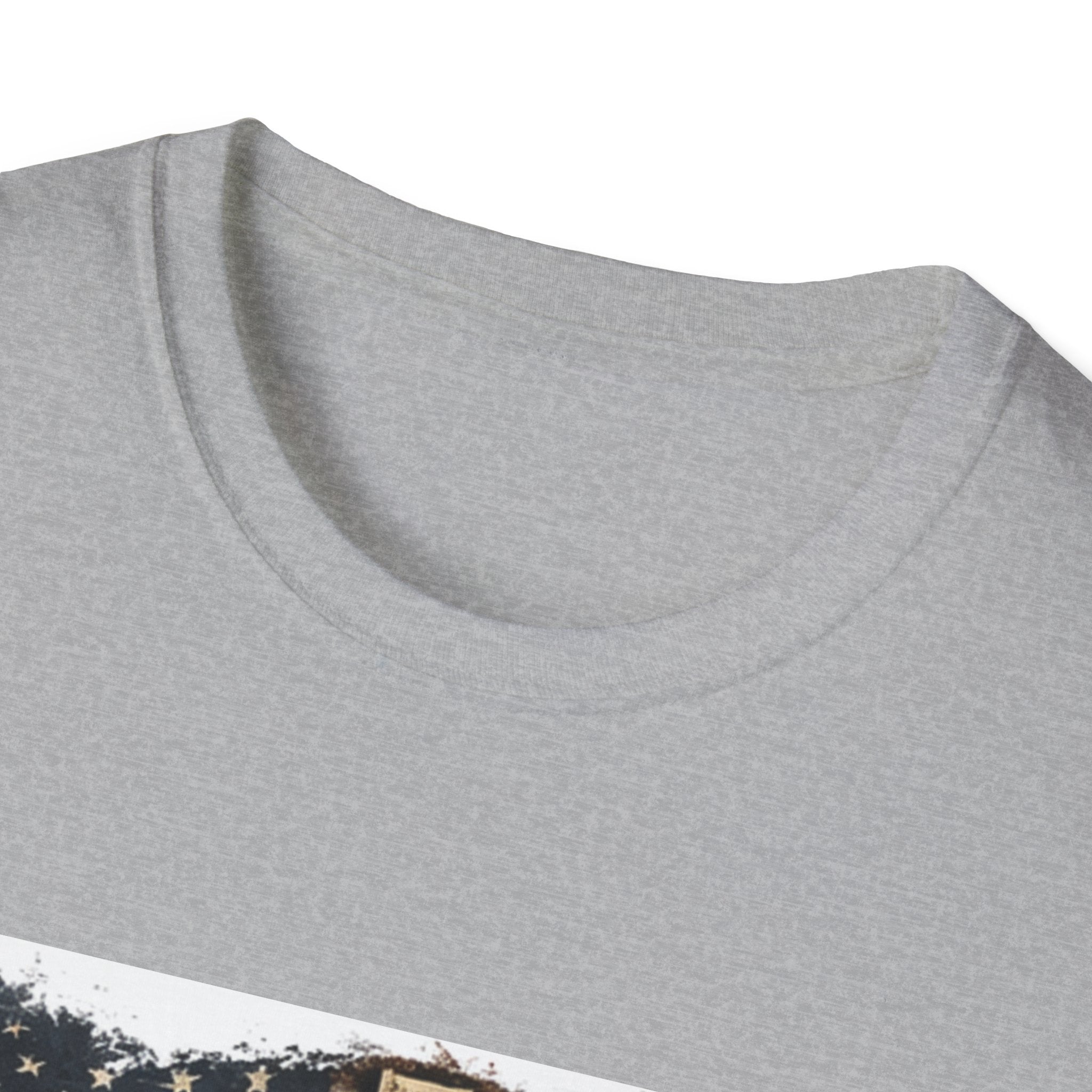 Faith Over Fear T-Shirt — Christian Cross & American Flag Graphic