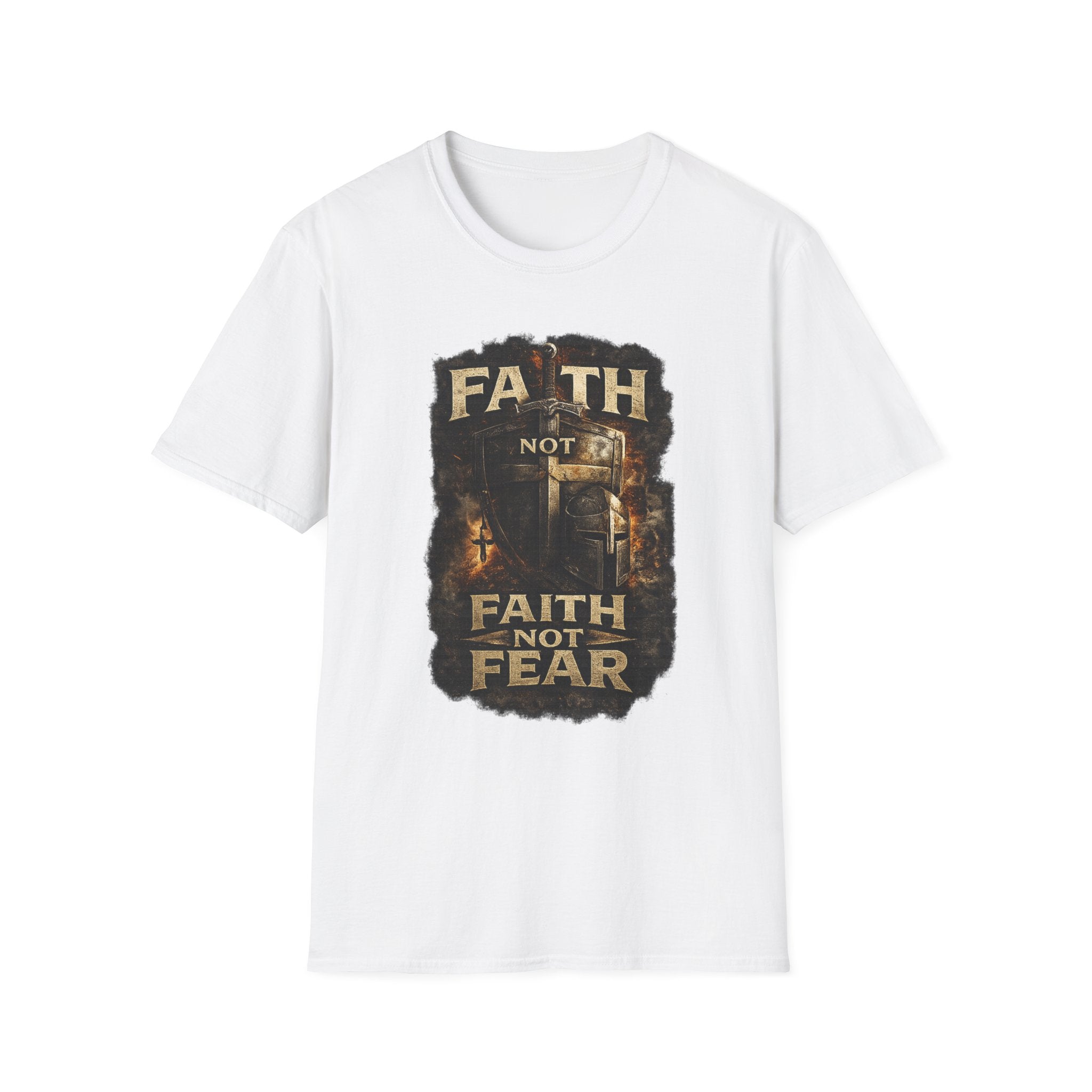 Faith Not Fear T-Shirt — Christian Inspirational Graphic Tee