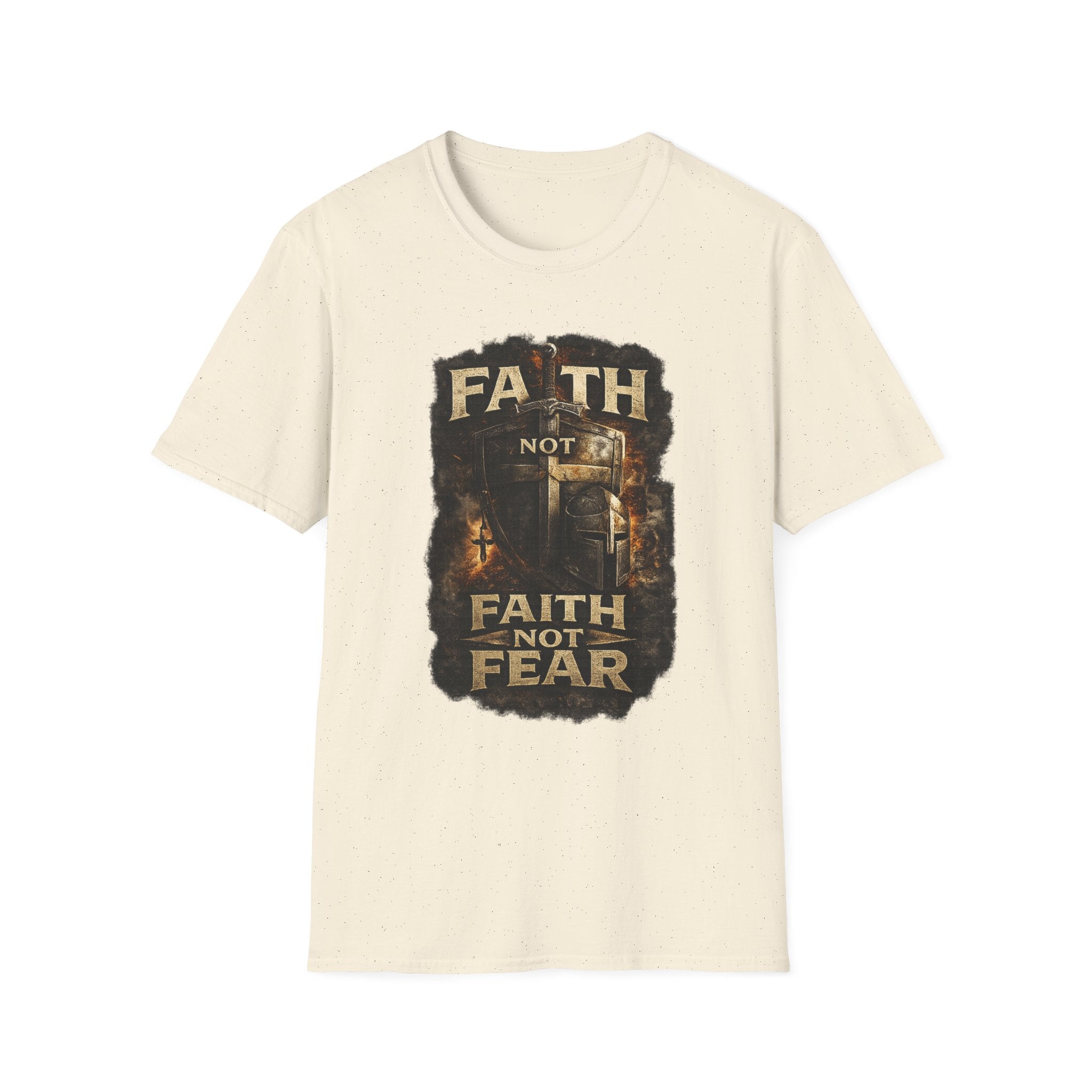 Faith Not Fear T-Shirt — Christian Inspirational Graphic Tee