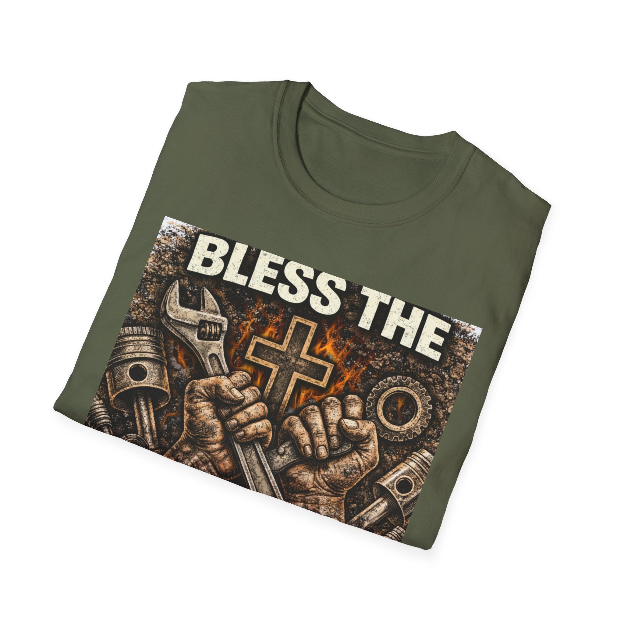 Bless the Heavy Duty Mechanic T-Shirt