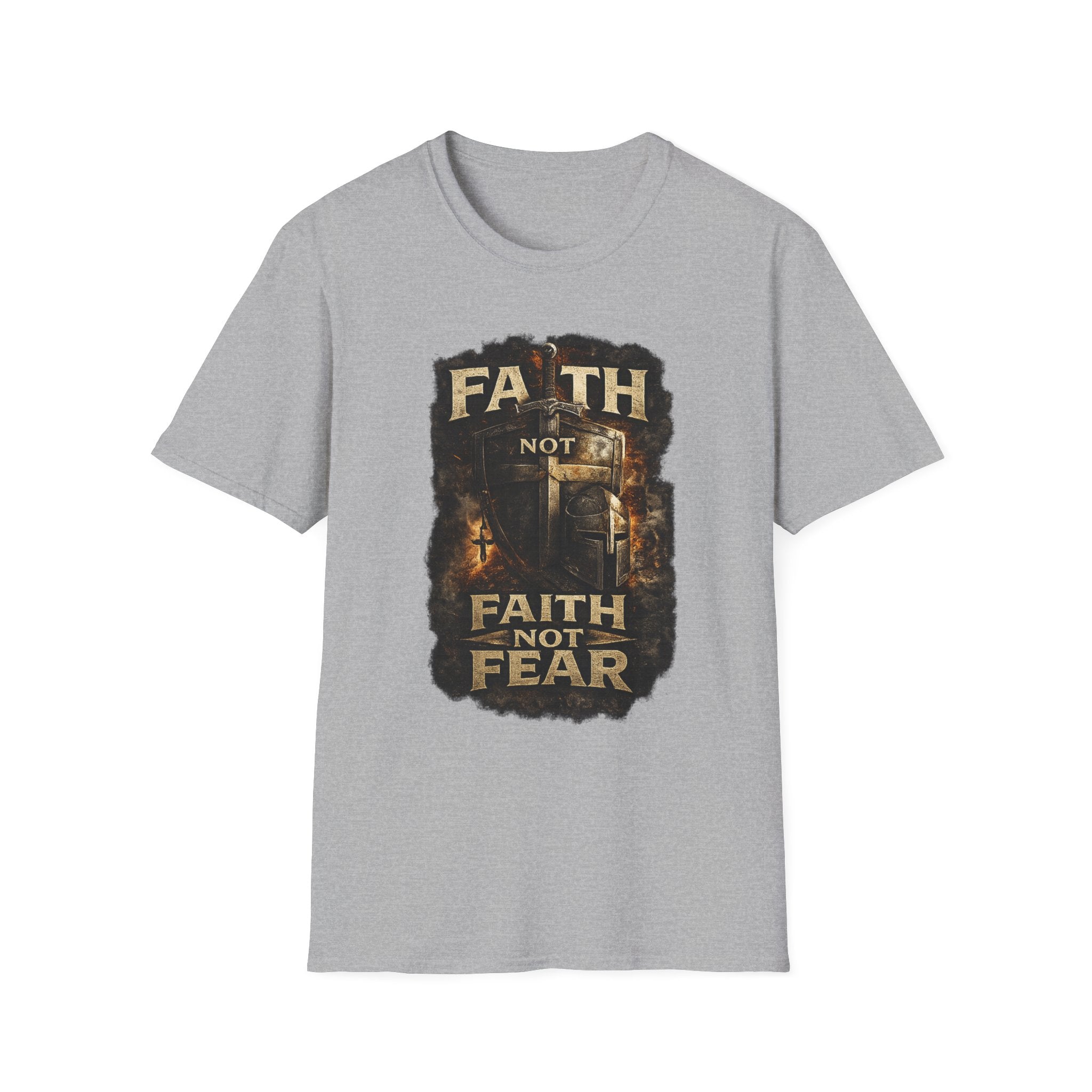 Faith Not Fear T-Shirt — Christian Inspirational Graphic Tee