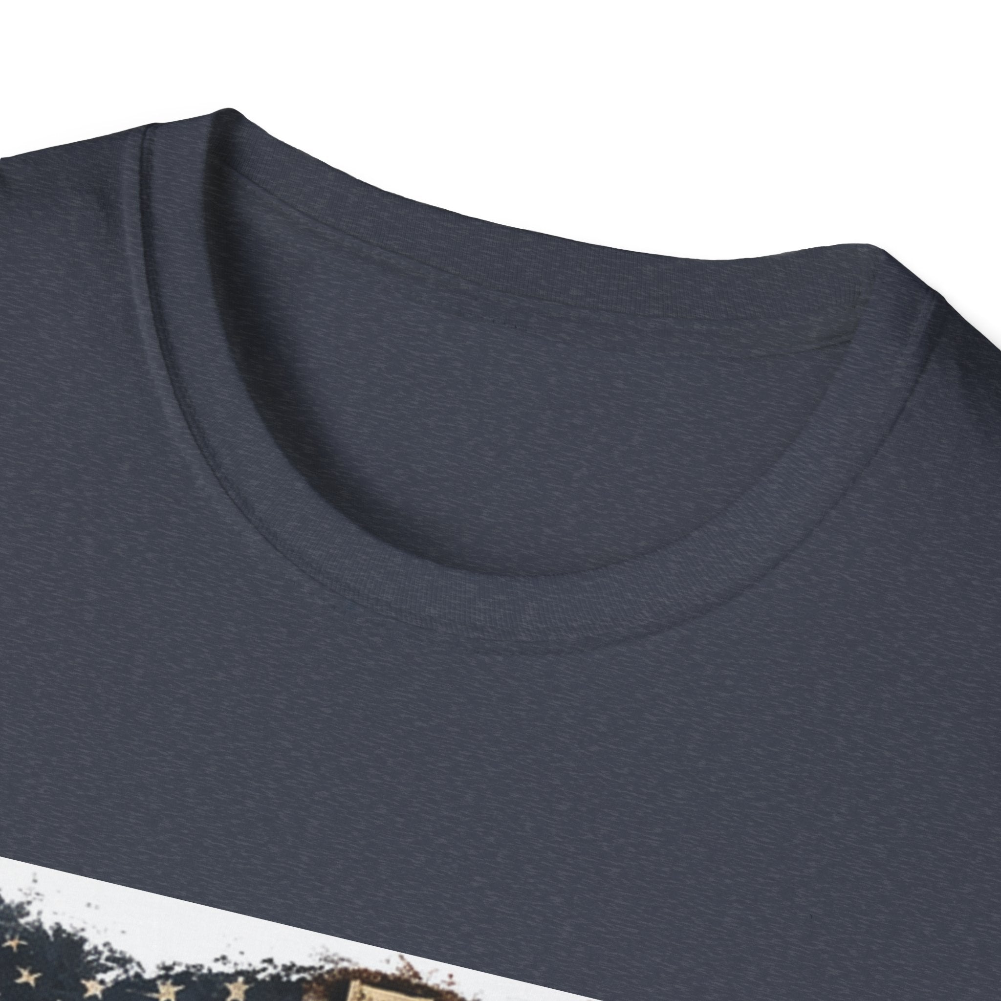 Faith Over Fear T-Shirt — Christian Cross & American Flag Graphic