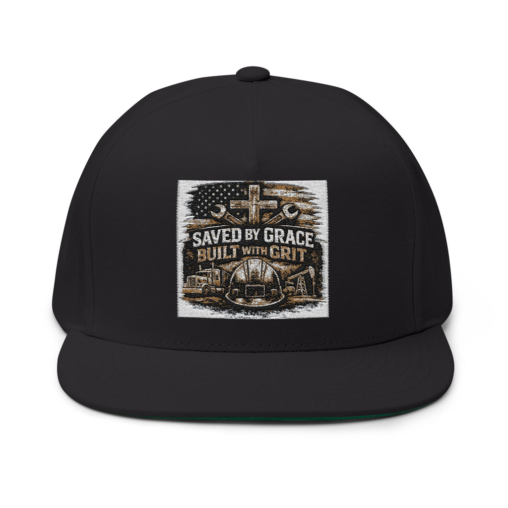 Flat Bill Cap (Embroidery)