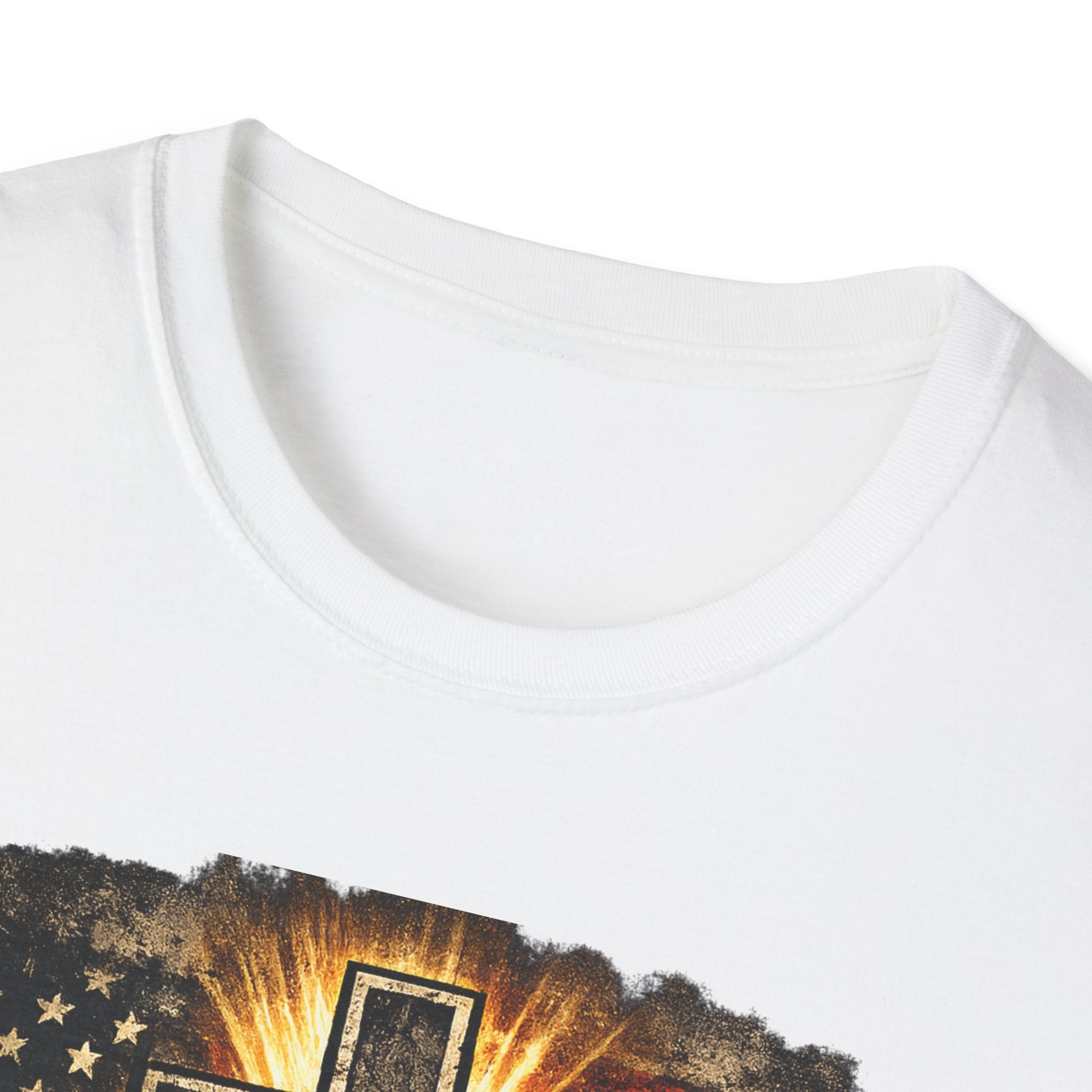 Christian T-Shirt — GOAT (God Over All Things) Cross Graphic