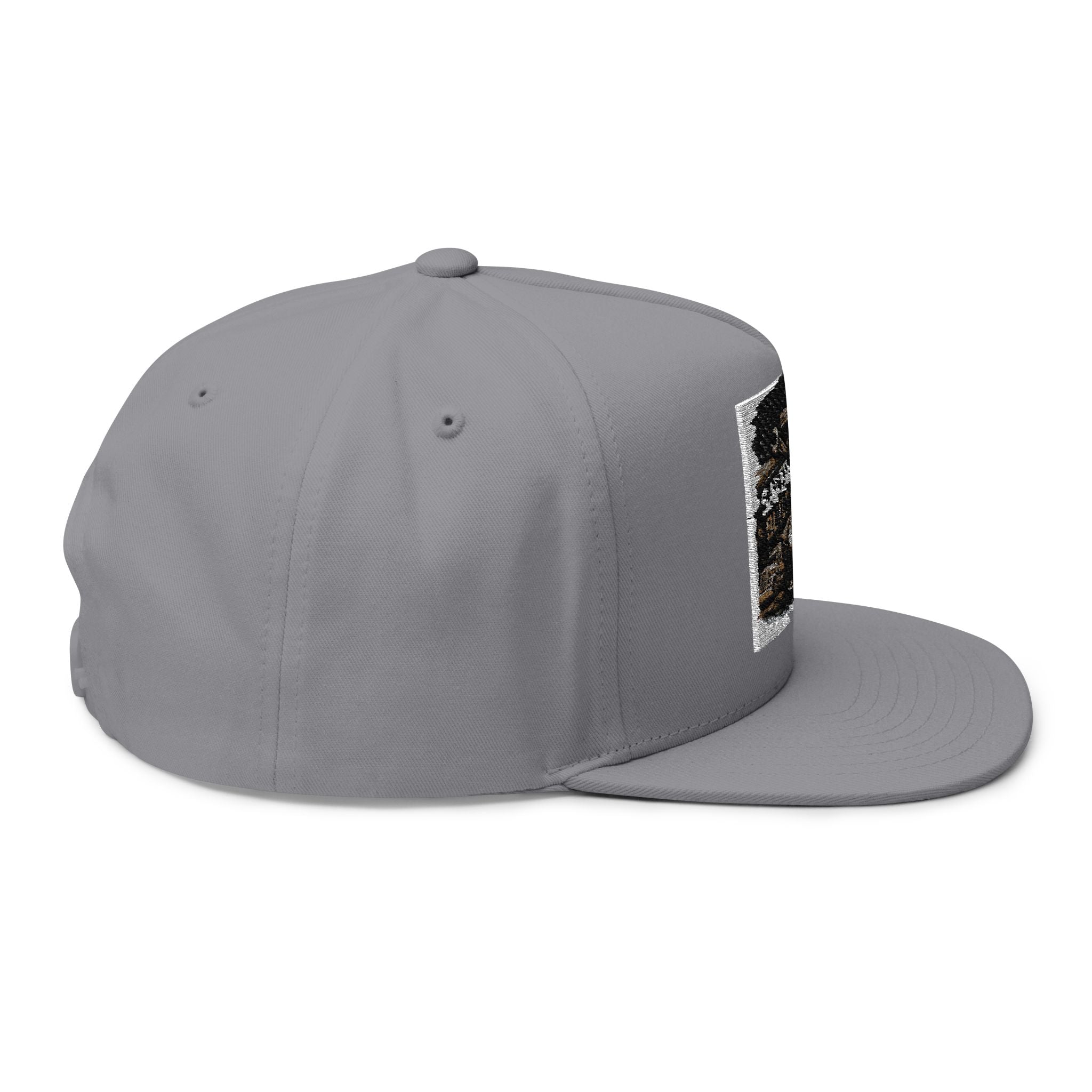 Flat Bill Cap (Embroidery)