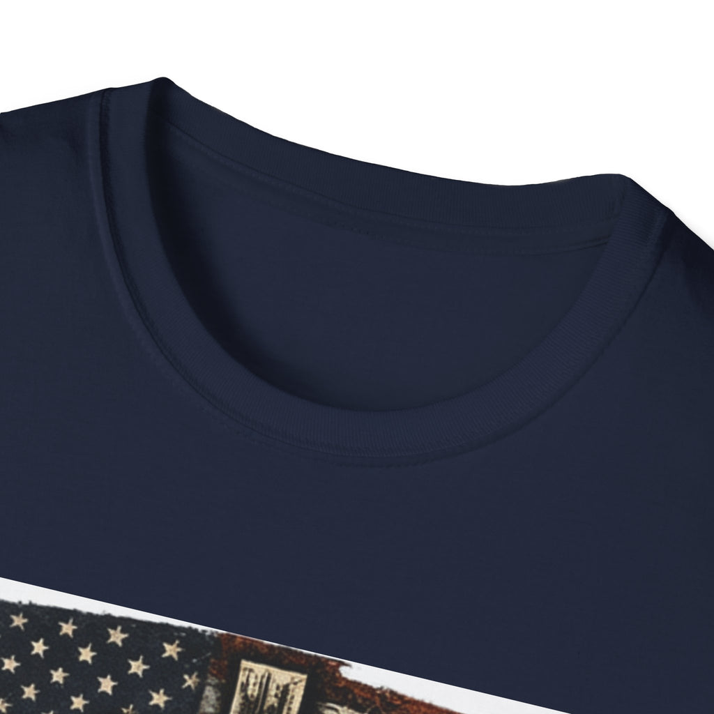 Saved by Grace Built with Grit T-Shirt — Christian Construction Worker Tee