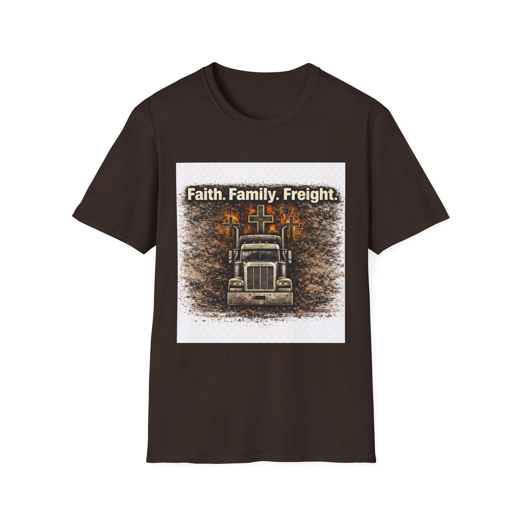 Faith. Family. Freight. Trucker T‑Shirt