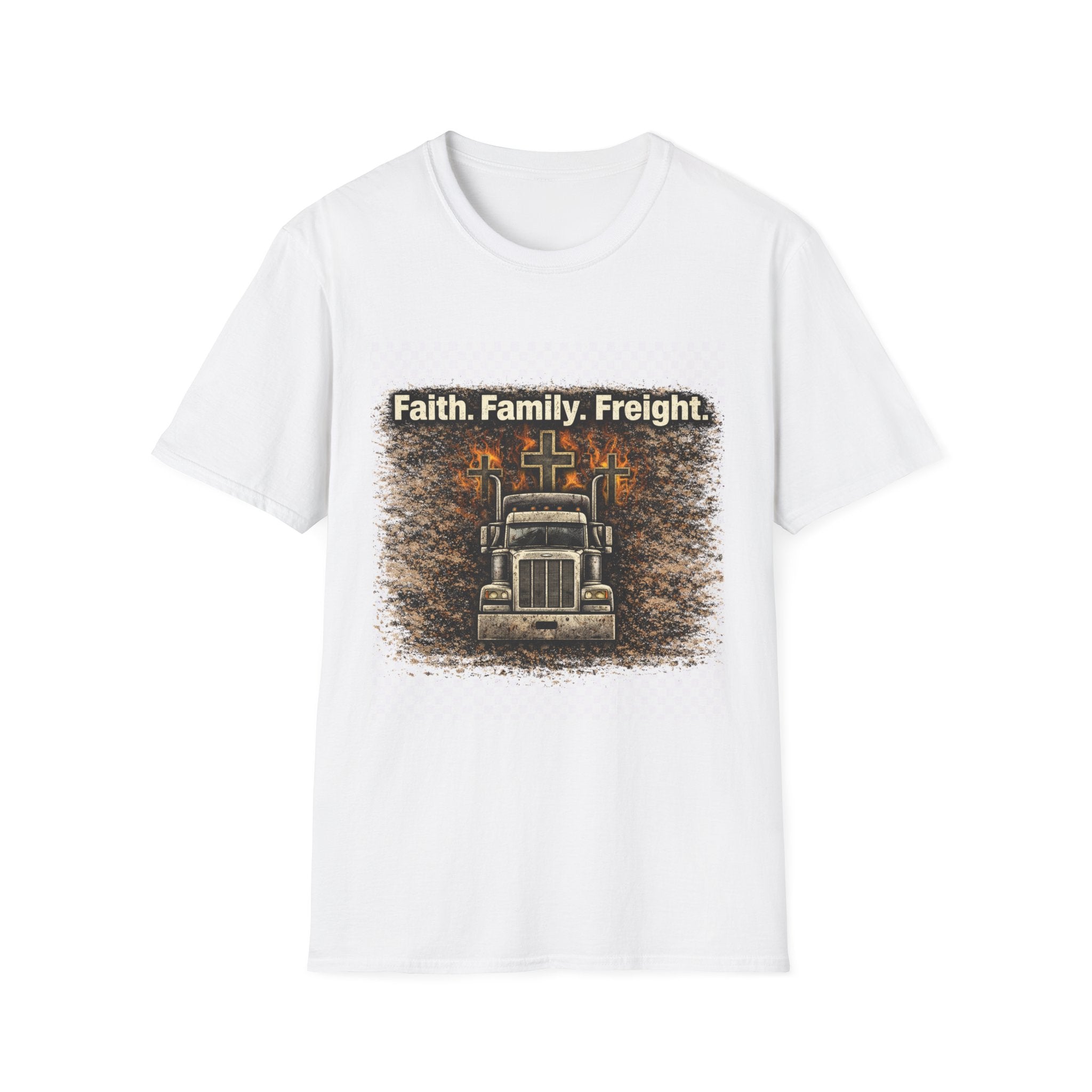 Faith. Family. Freight. Trucker T‑Shirt