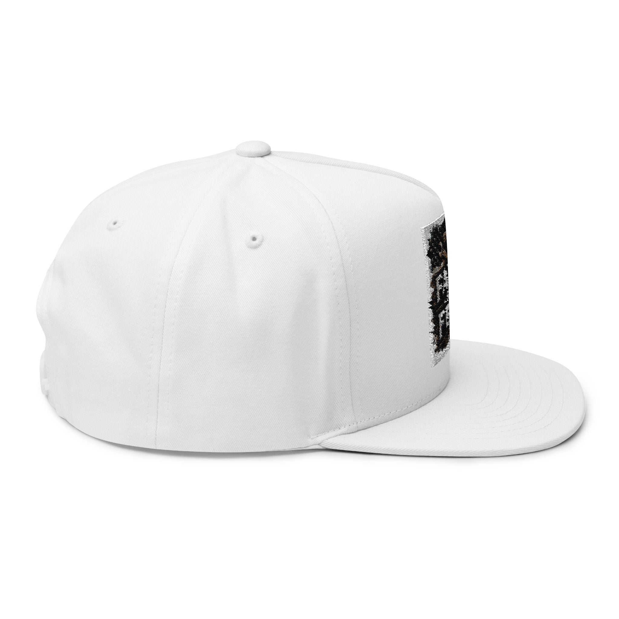 Faith Over Fear Embroidered Flat Bill Cap